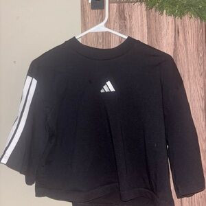 Adidas women’s crop top with White Accents